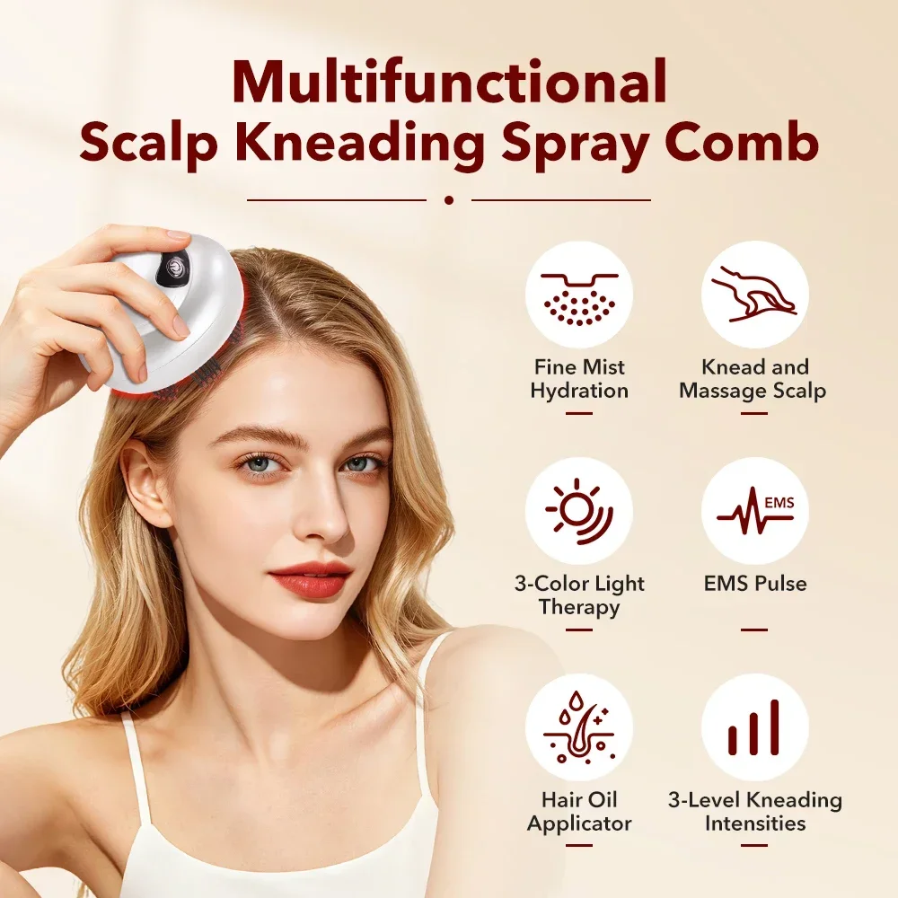 Scalp Massager Electric - Massaggiatore per il Cuoio Capelluto con