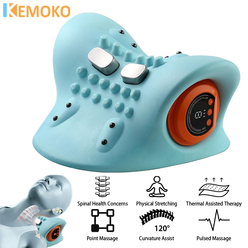 Neck Traction Pillow - Massaggiatore cervicale elettrico Barella per il