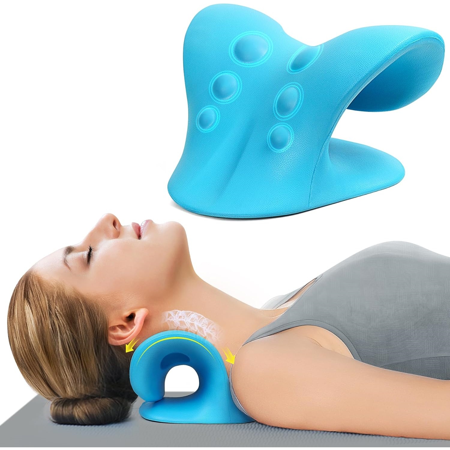Neck Traction Pillow - Dispositivo di Trazione Cervicale per Alleviare