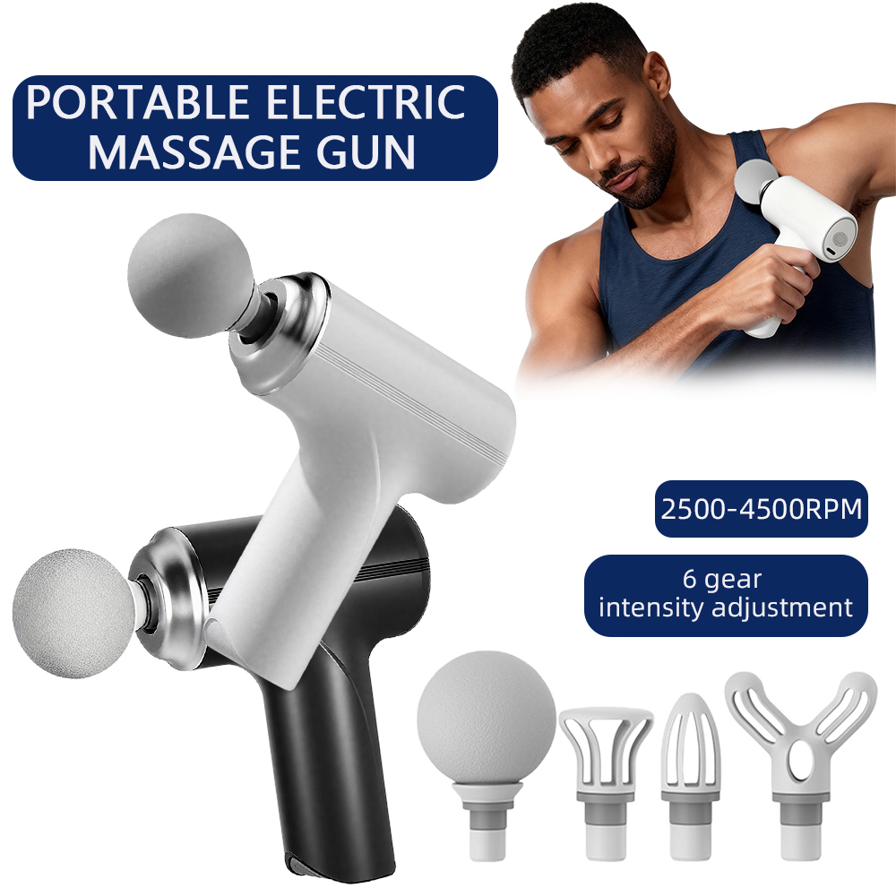 Scalp Massager Electric - Mini pistola per massaggio fasciale portatile