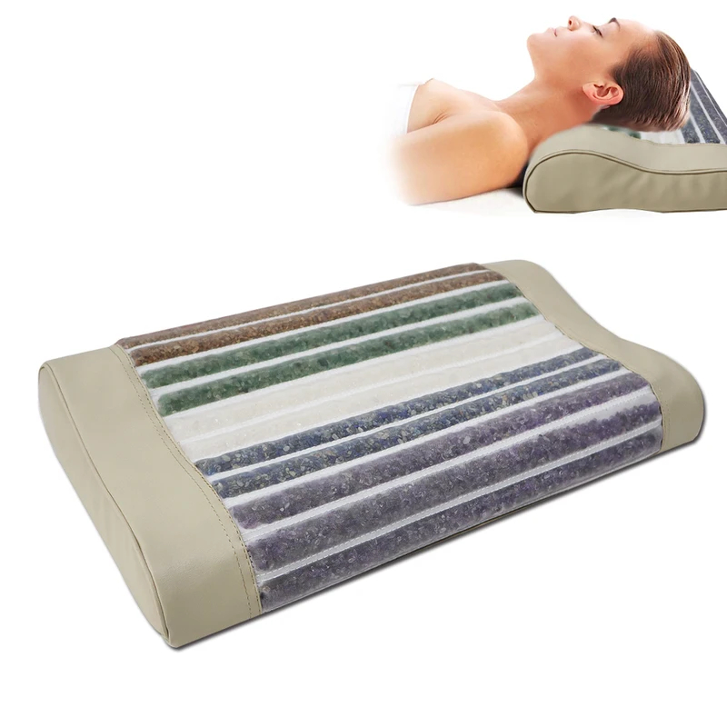 Cuscino di cristallo Massaggio - Neck Traction Pillow recensione e prezzo