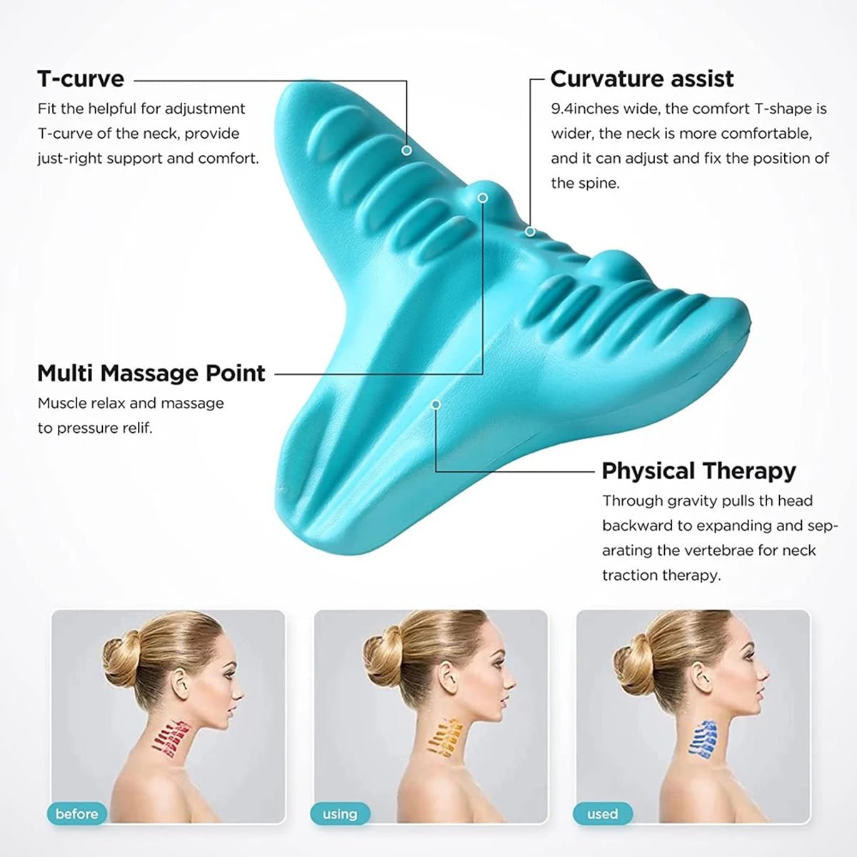 Rilassante per collo e spalle, - Neck Traction Pillow recensione e prezzo
