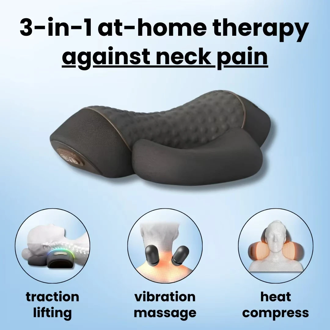 COSSEAL-3-in-1 Massaggiatore p - Neck Traction Pillow recensione e prezzo